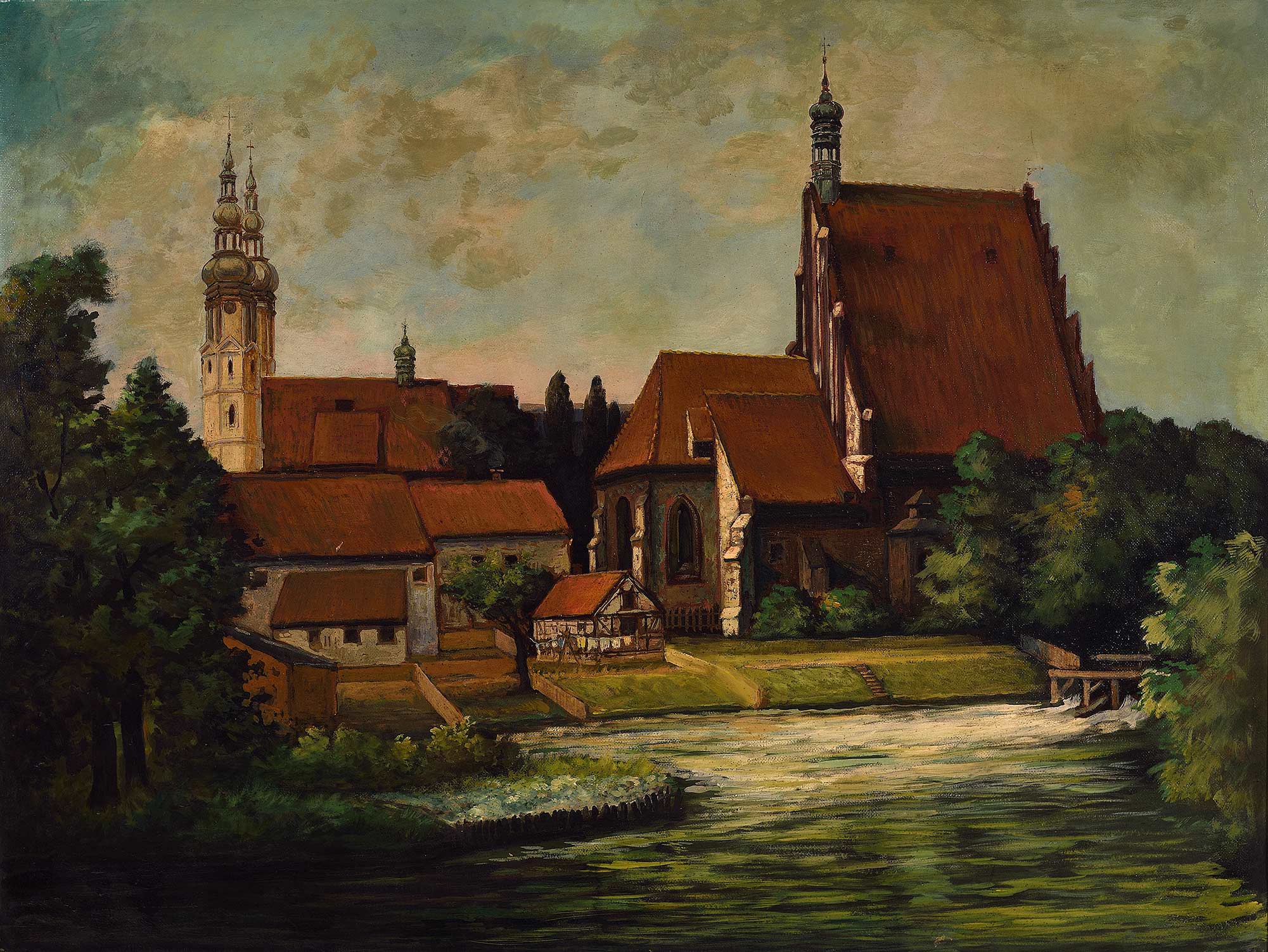 Wolff August, Bydgoszcz Kościół farny i kościół pojezuicki w 1800